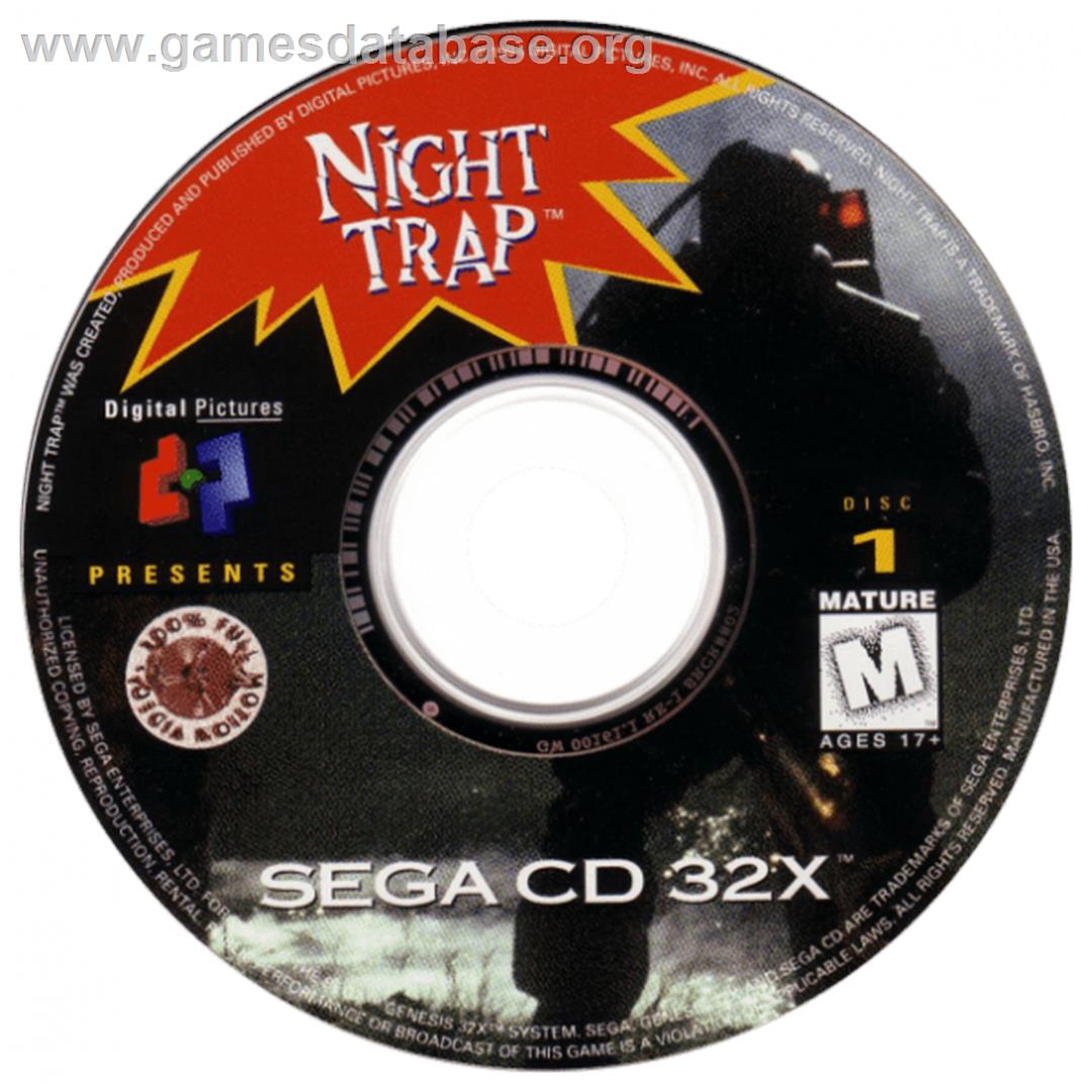 Night Trap - Sega CD - Artwork - CD