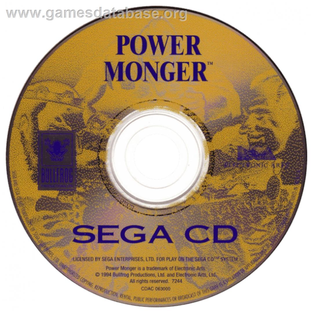 Powermonger - Sega CD - Artwork - CD