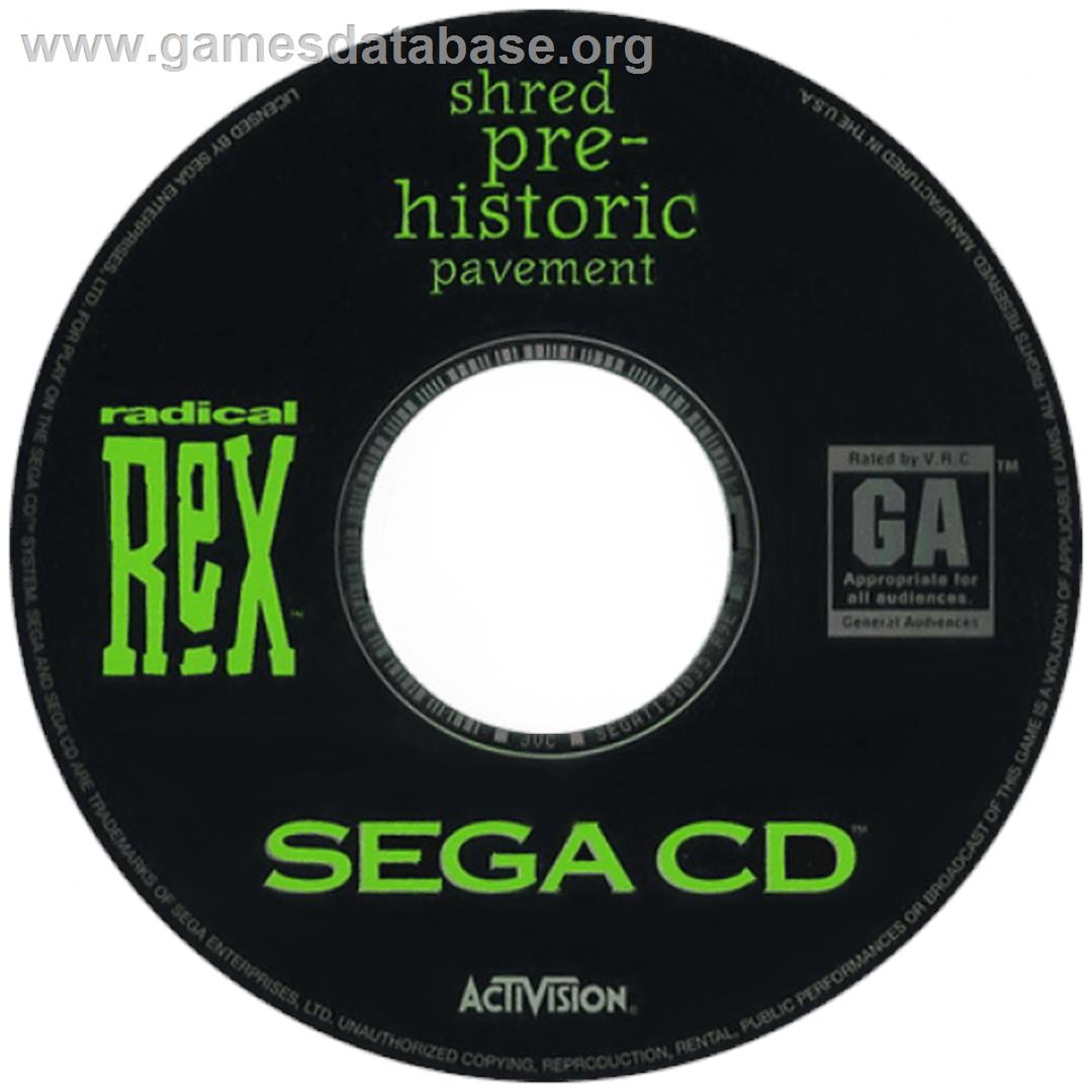Radical Rex - Sega CD - Artwork - CD