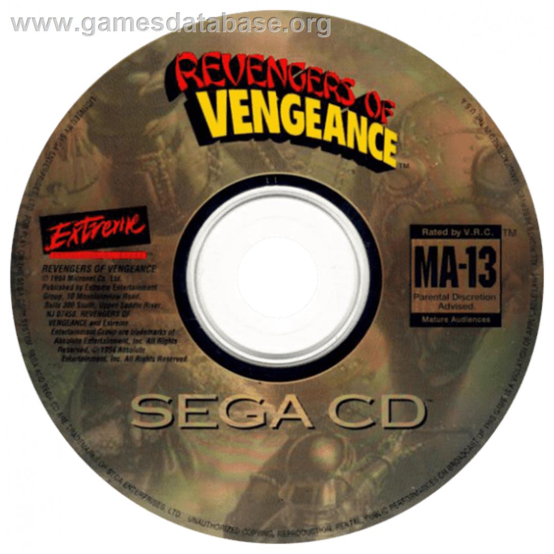 Revengers of Vengeance - Sega CD - Artwork - CD