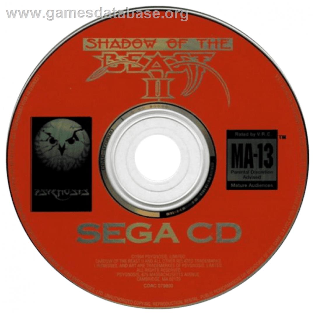 Shadow of the Beast 2 - Sega CD - Artwork - CD
