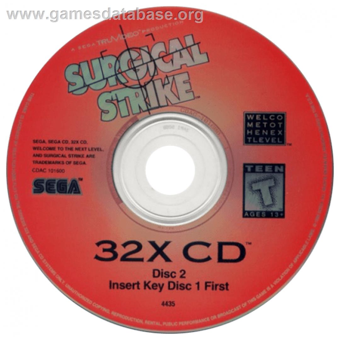 Surgical Strike - Sega CD - Artwork - CD