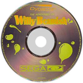 Artwork on the Disc for Adventures of Willy Beamish on the Sega CD.
