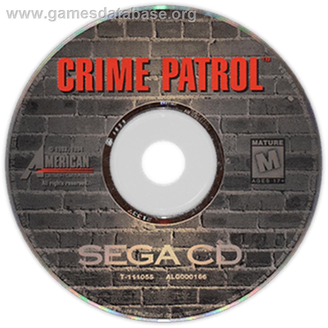 Crime Patrol v1.4 - Sega CD - Artwork - Disc