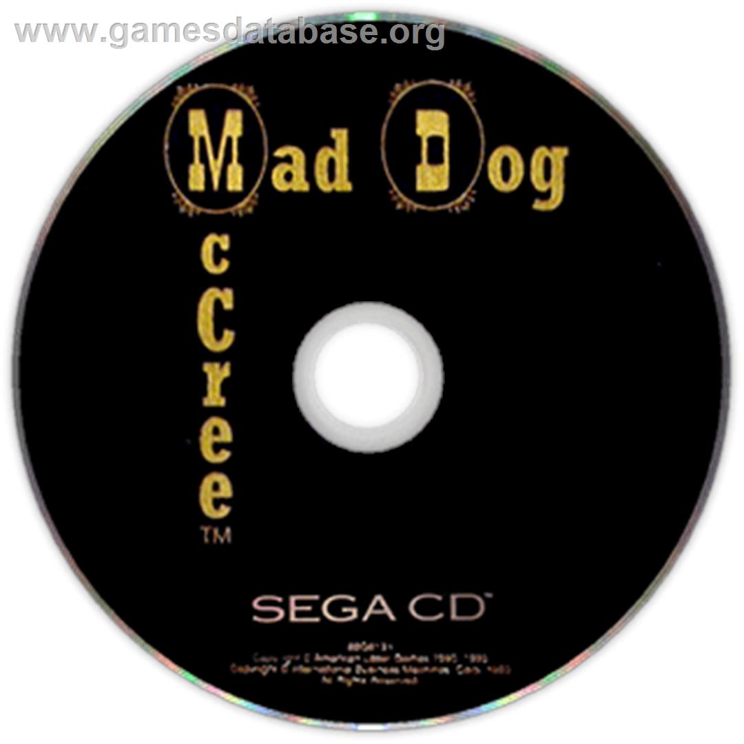 Mad Dog McCree v2.03 board rev. B - Sega CD - Artwork - Disc