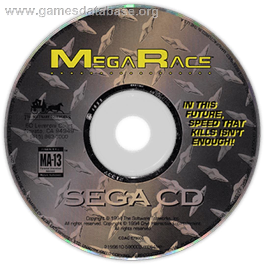 MegaRace - Sega CD - Artwork - Disc