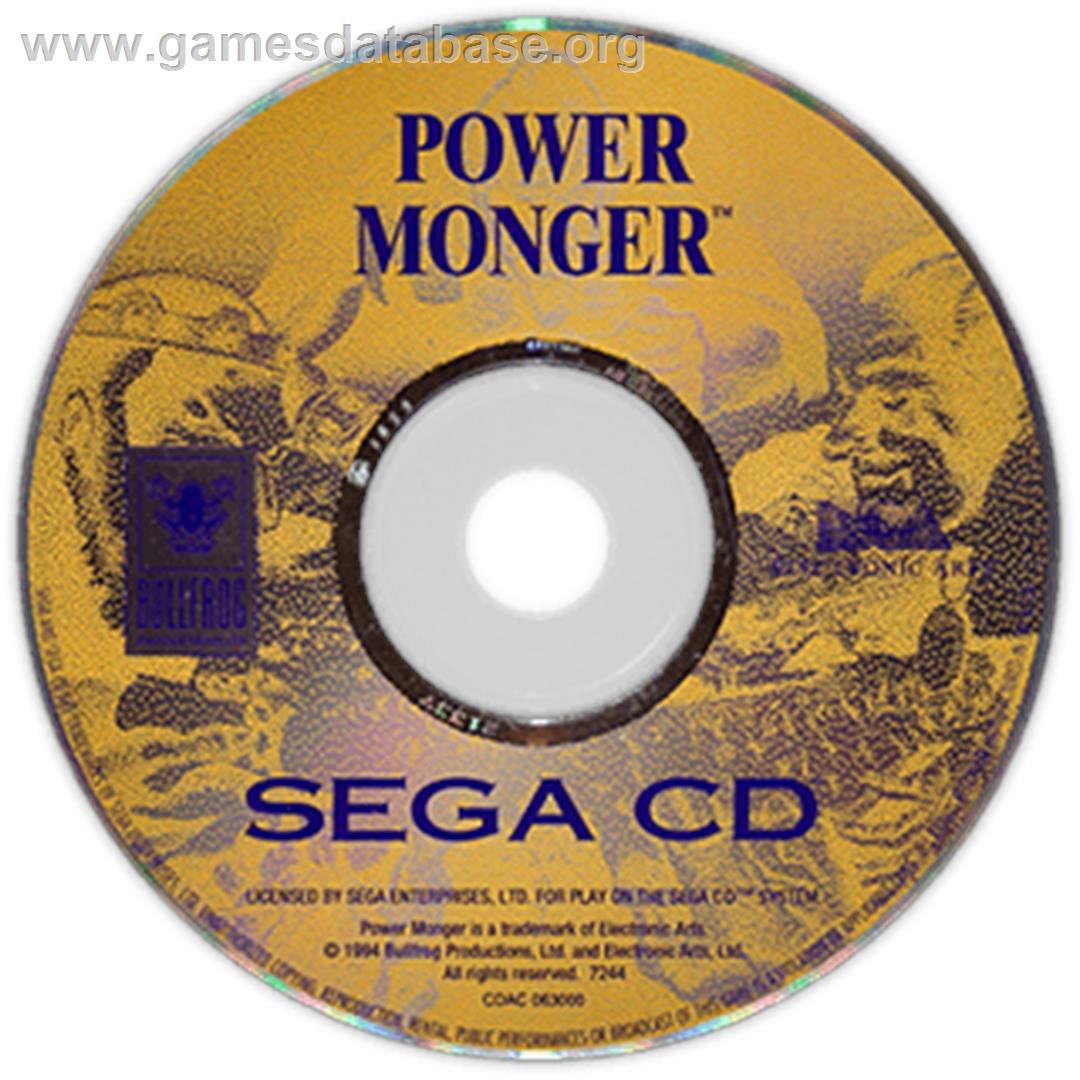 Powermonger - Sega CD - Artwork - Disc