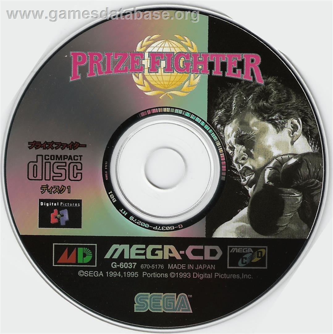 Prize Fighter - Sega CD - Artwork - Disc