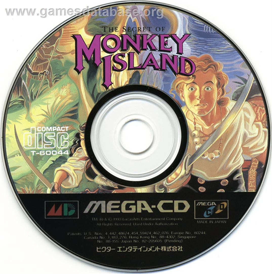 Secret of Monkey Island - Sega CD - Artwork - Disc
