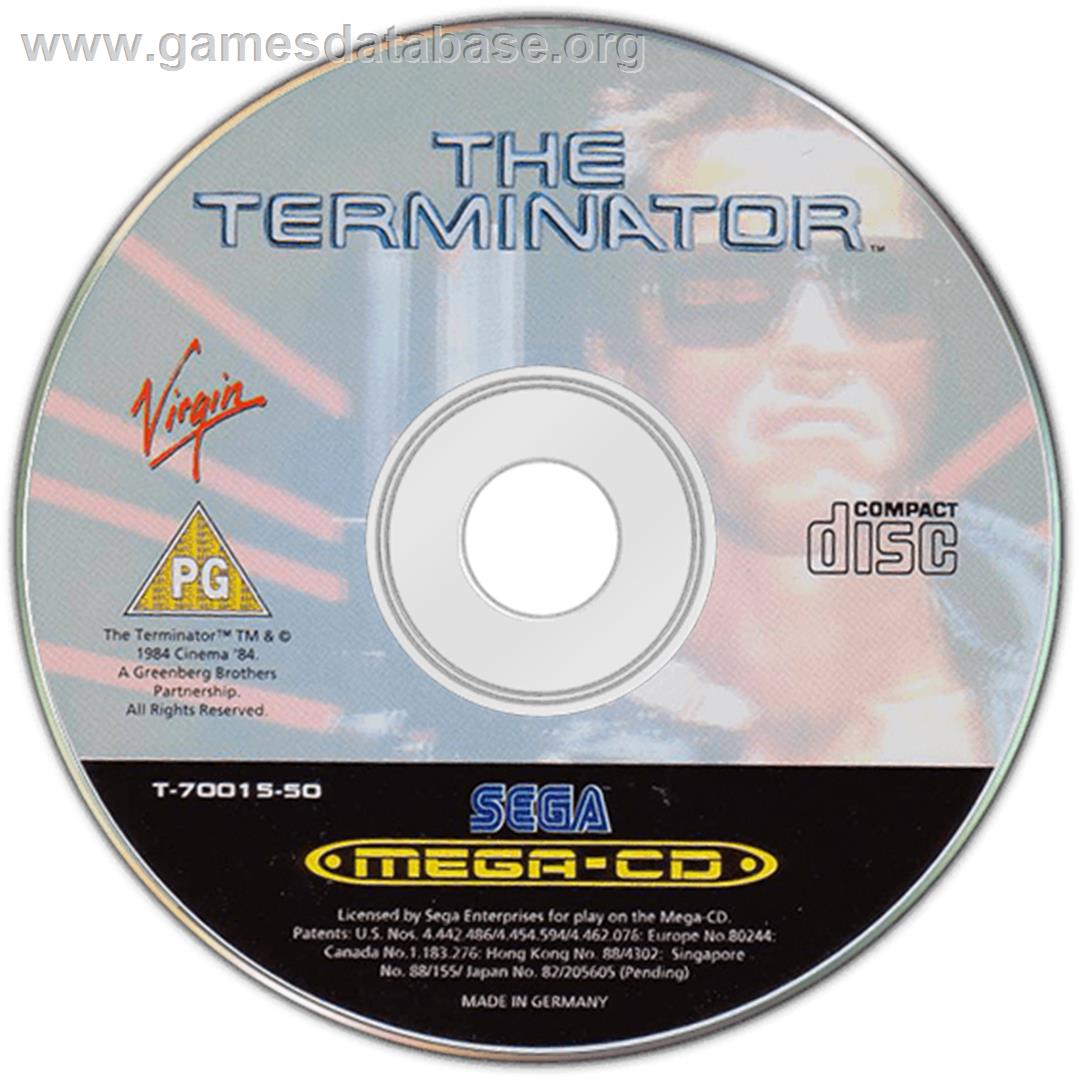 Terminator - Sega CD - Artwork - Disc