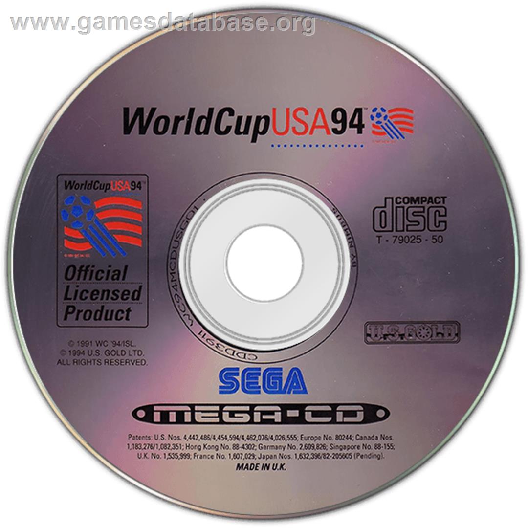 World Cup USA '94 - Sega CD - Artwork - Disc