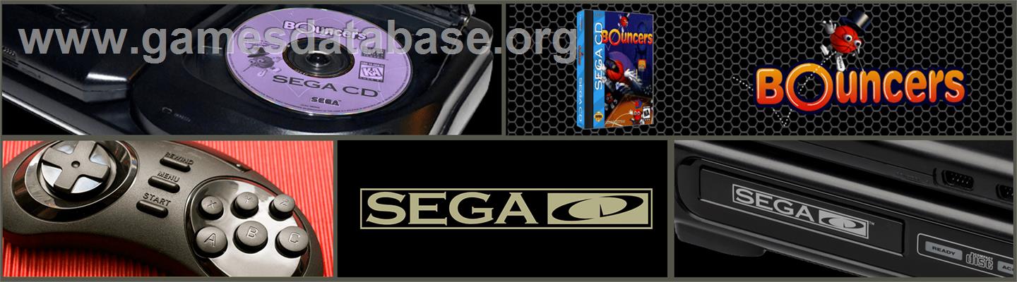 Bouncers - Sega CD - Artwork - Marquee