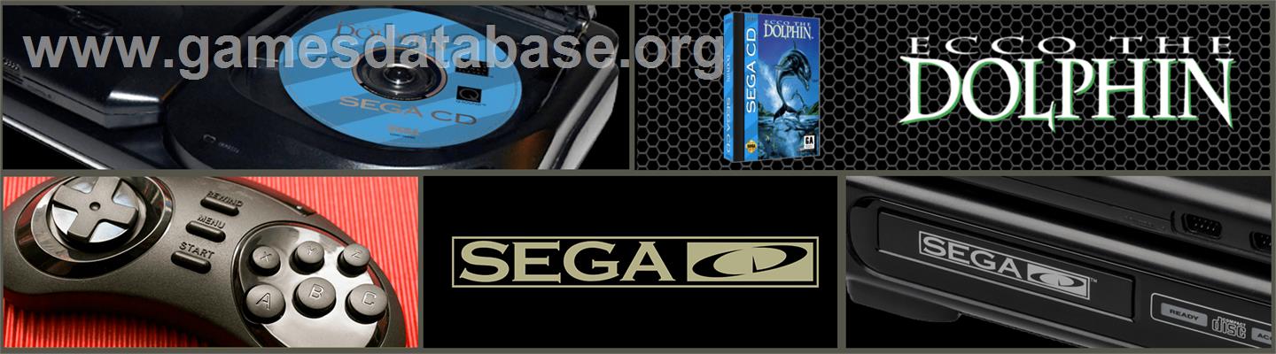Ecco the Dolphin - Sega CD - Artwork - Marquee