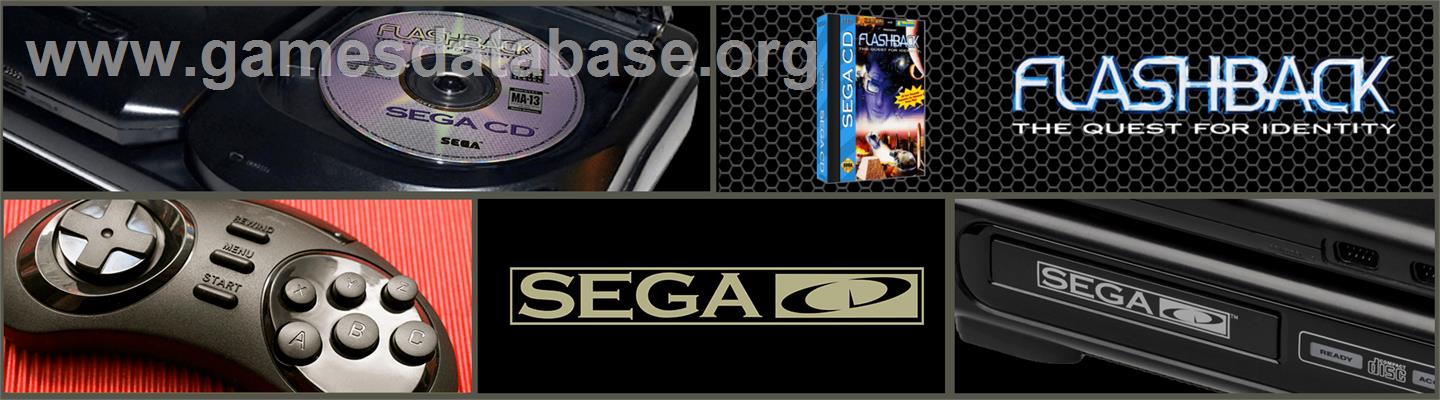Flashback - Sega CD - Artwork - Marquee