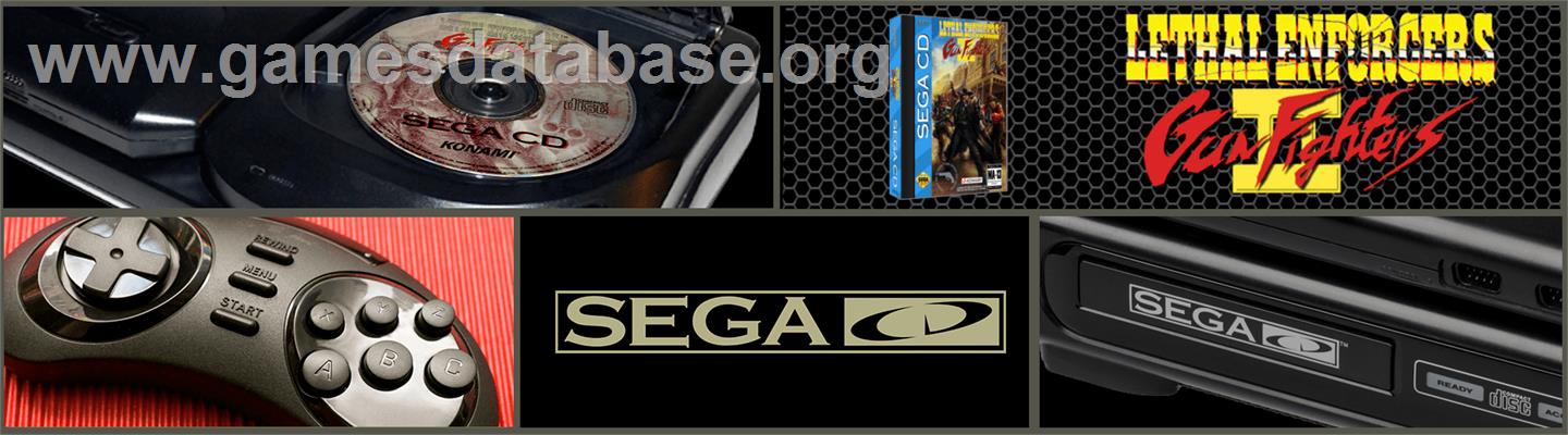 Lethal Enforcers II: Gun Fighters - Sega CD - Artwork - Marquee