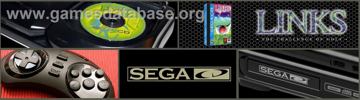 Links: The Challenge of Golf - Sega CD - Artwork - Marquee