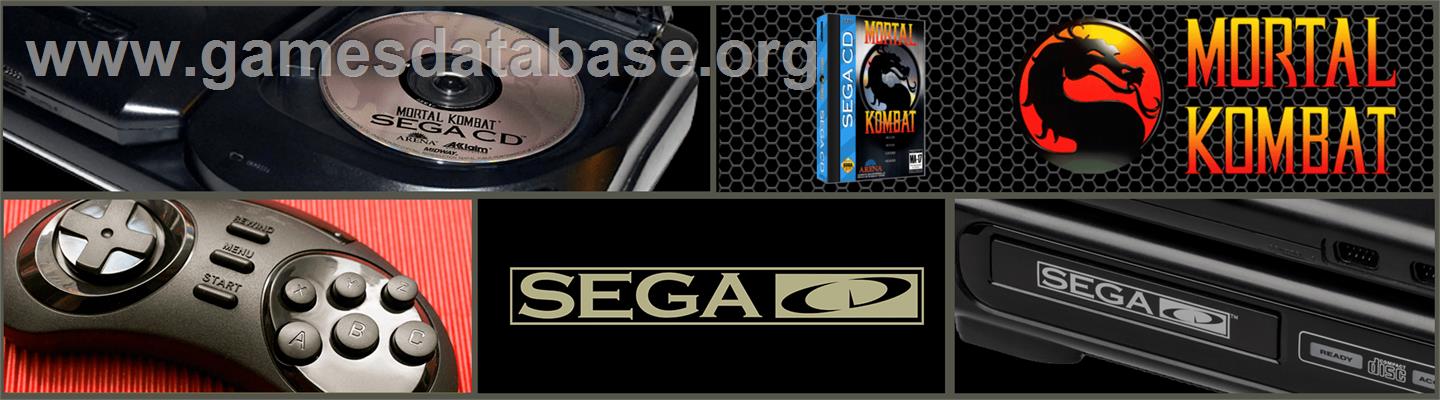 Mortal Kombat - Sega CD - Artwork - Marquee