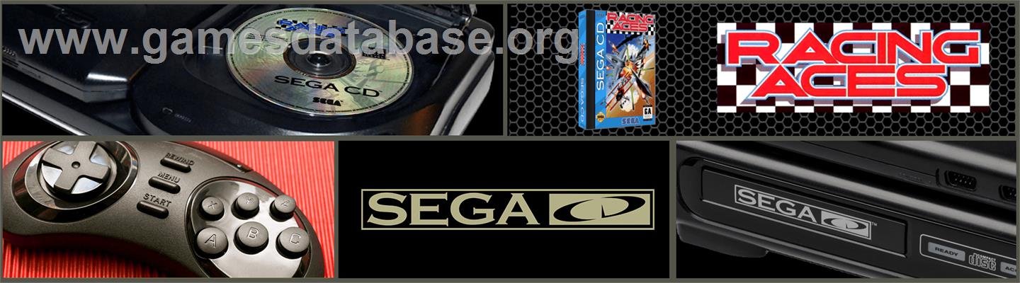 Racing Aces - Sega CD - Artwork - Marquee