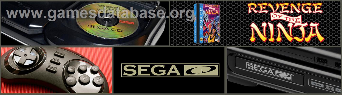 Revenge of the Ninja - Sega CD - Artwork - Marquee