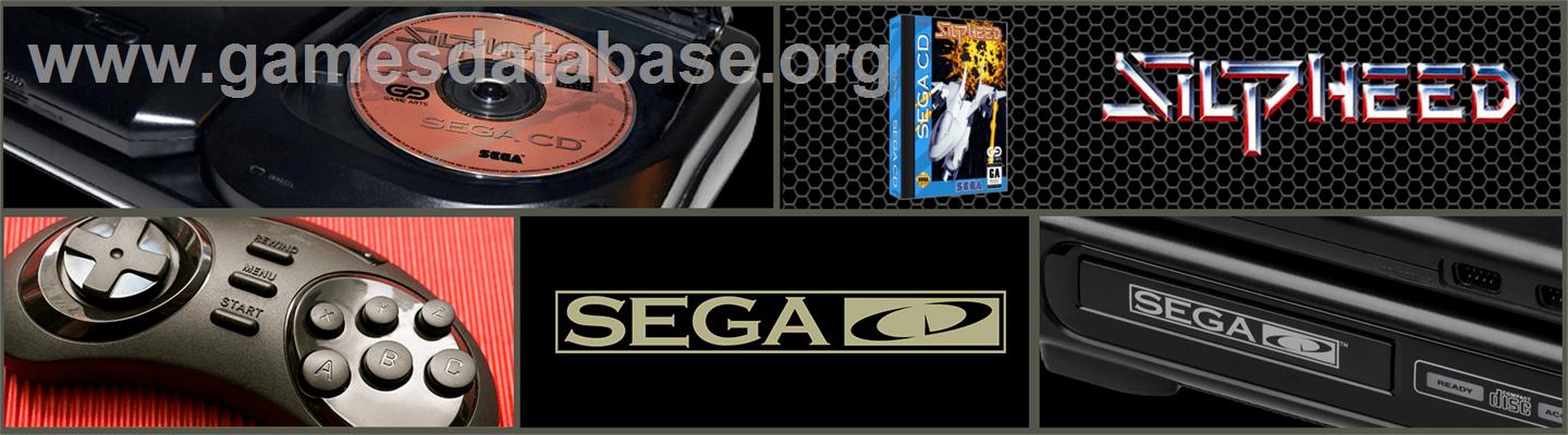 Silpheed - Sega CD - Artwork - Marquee
