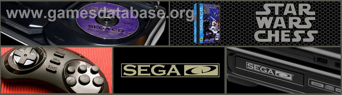 Star Wars Chess - Sega CD - Artwork - Marquee