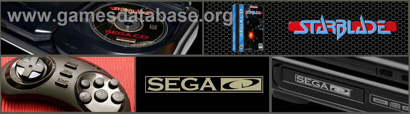 Starblade - Sega CD - Artwork - Marquee