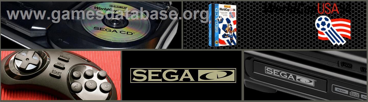 World Cup USA '94 - Sega CD - Artwork - Marquee