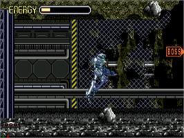 In game image of Heavy Nova on the Sega CD.