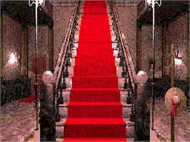 In game image of Mansion of Hidden Souls on the Sega CD.