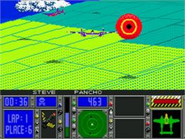 In game image of Racing Aces on the Sega CD.