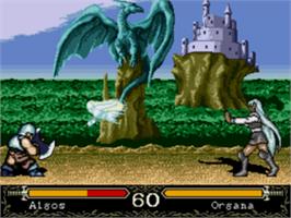 In game image of Revengers of Vengeance on the Sega CD.
