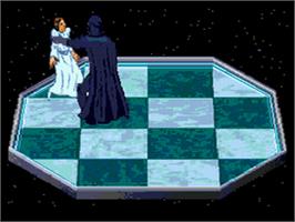 In game image of Star Wars Chess on the Sega CD.