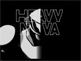 Title screen of Heavy Nova on the Sega CD.