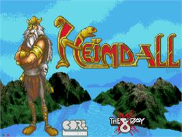 Title screen of Heimdall on the Sega CD.