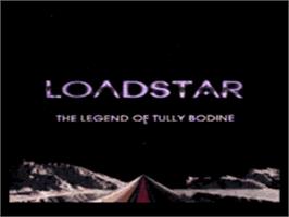 Title screen of Loadstar: The Legend of Tully Bodine on the Sega CD.