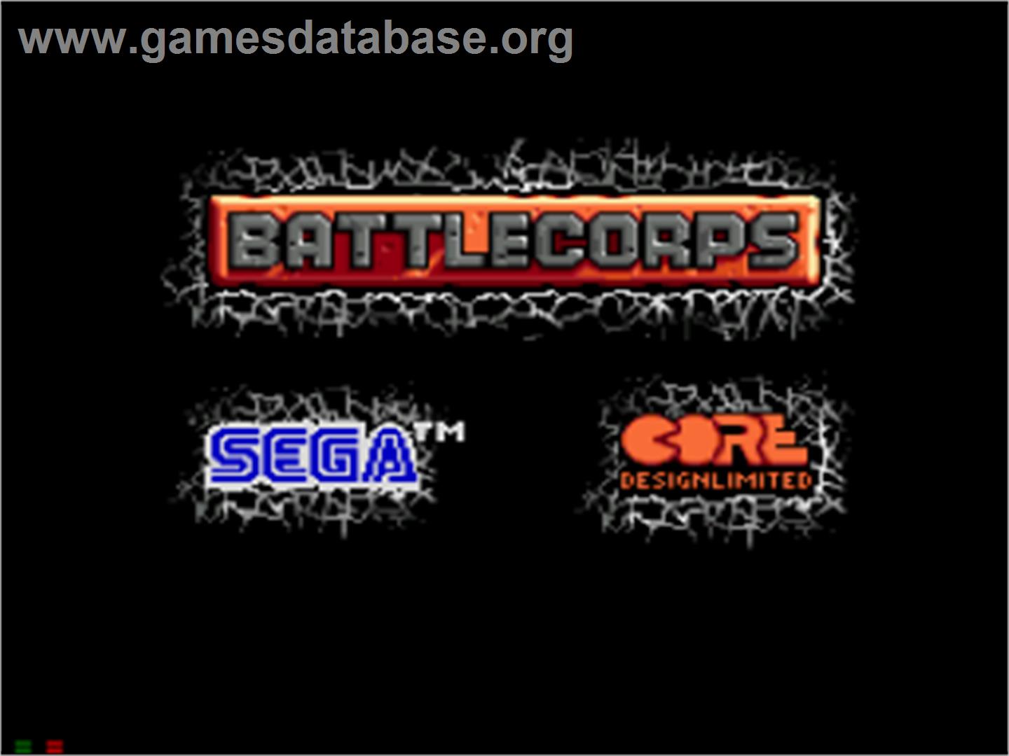 Battlecorps - Sega CD - Artwork - Title Screen
