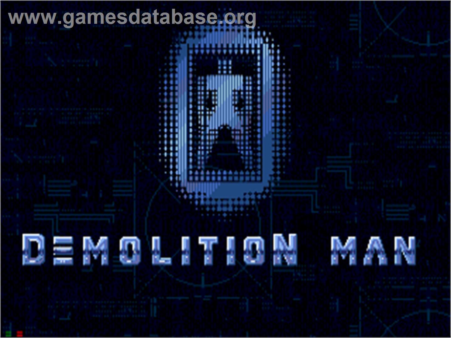 Demolition Man - Sega CD - Artwork - Title Screen