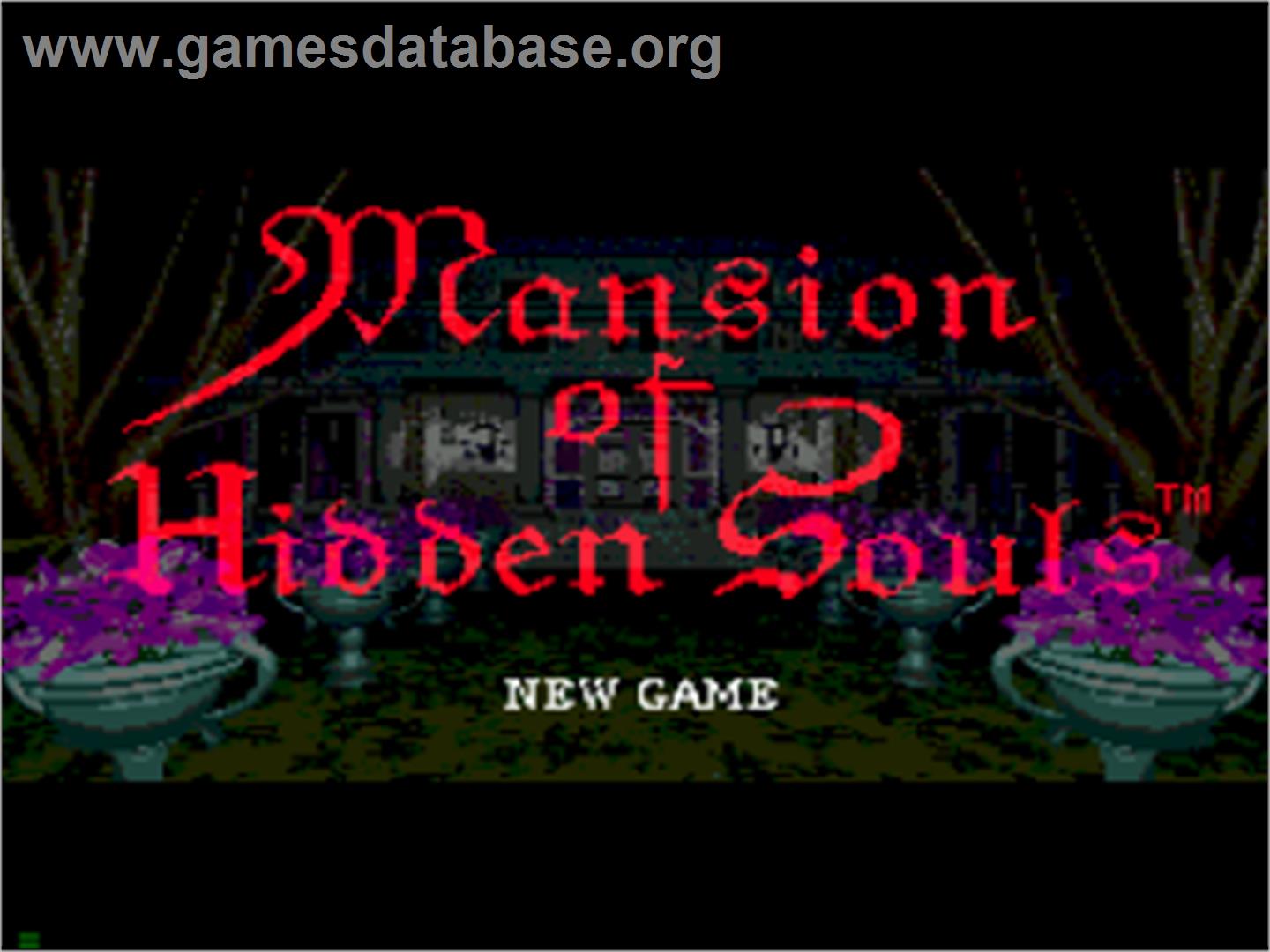 Mansion of Hidden Souls - Sega CD - Artwork - Title Screen