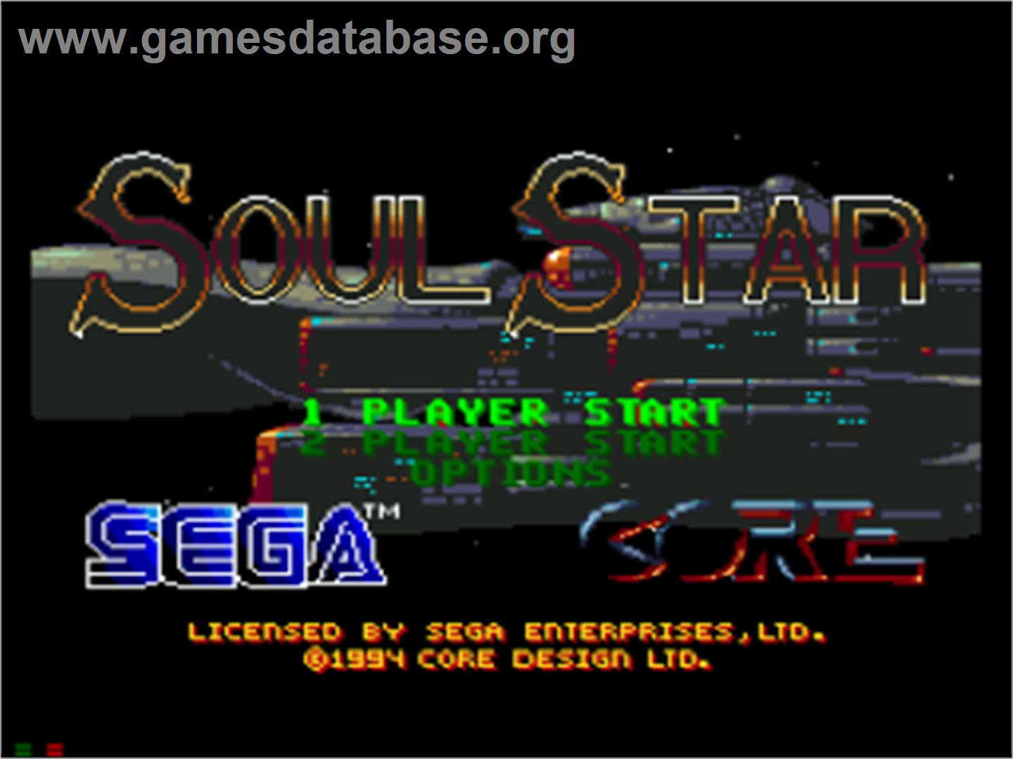 Soulstar - Sega CD - Artwork - Title Screen