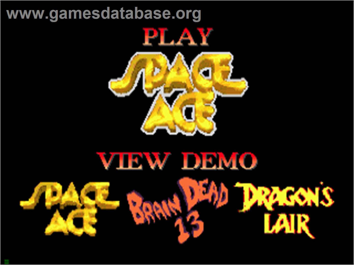 Space Ace - Sega CD - Artwork - Title Screen