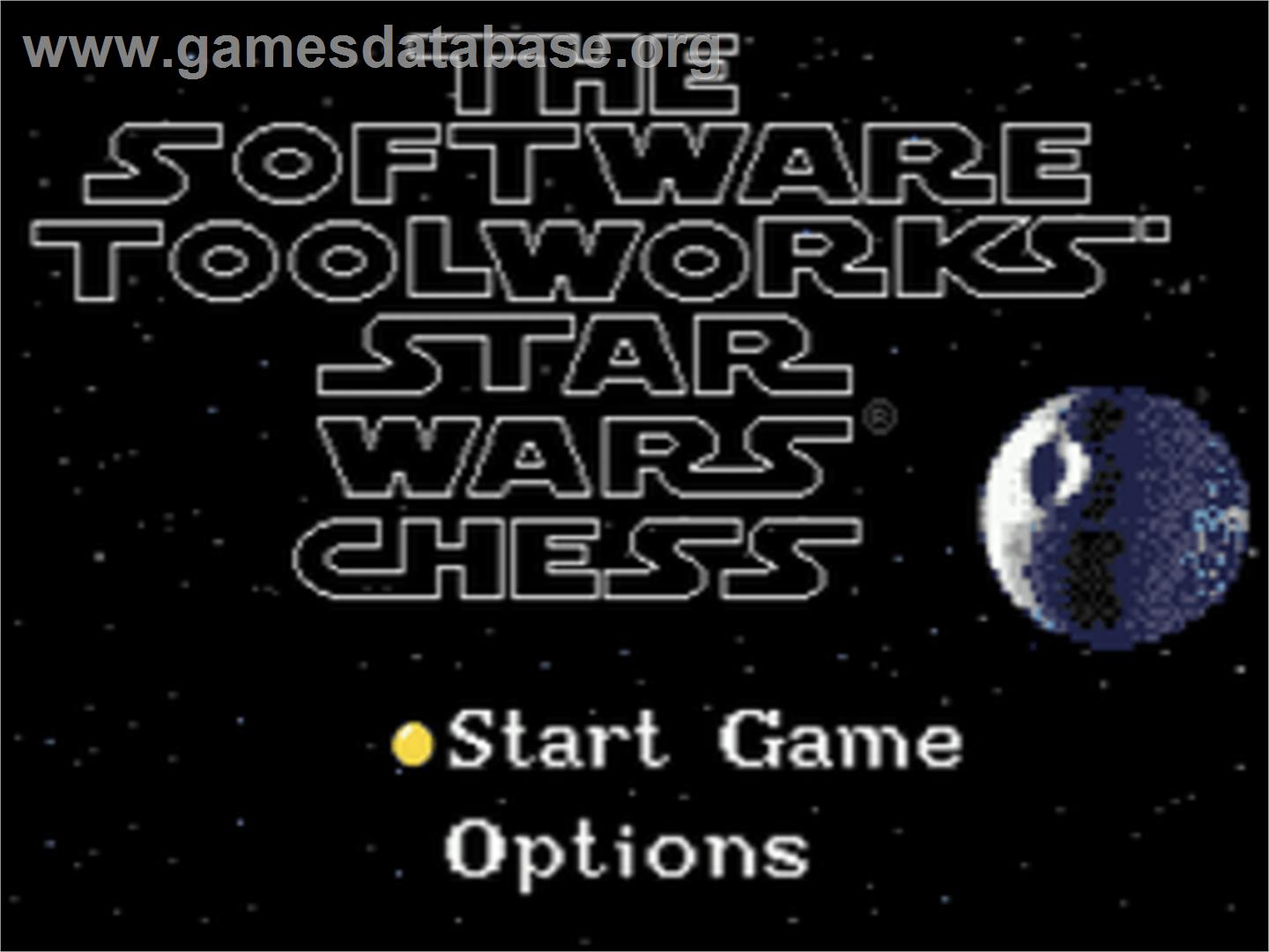 Star Wars Chess - Sega CD - Artwork - Title Screen