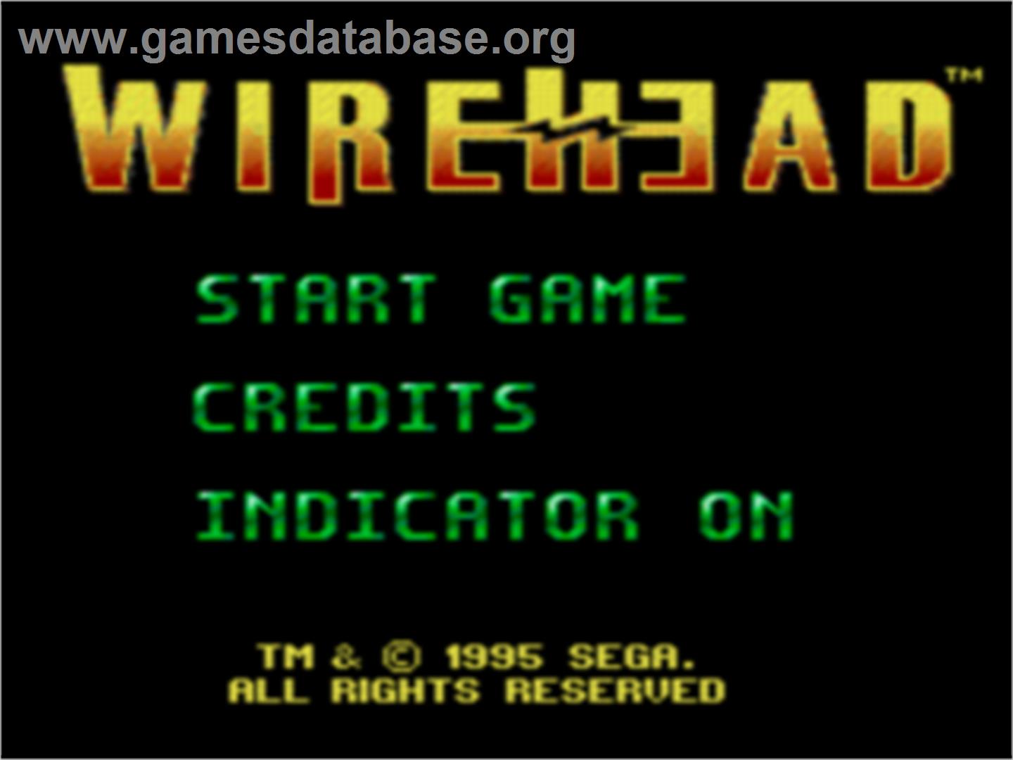 Wirehead - Sega CD - Artwork - Title Screen