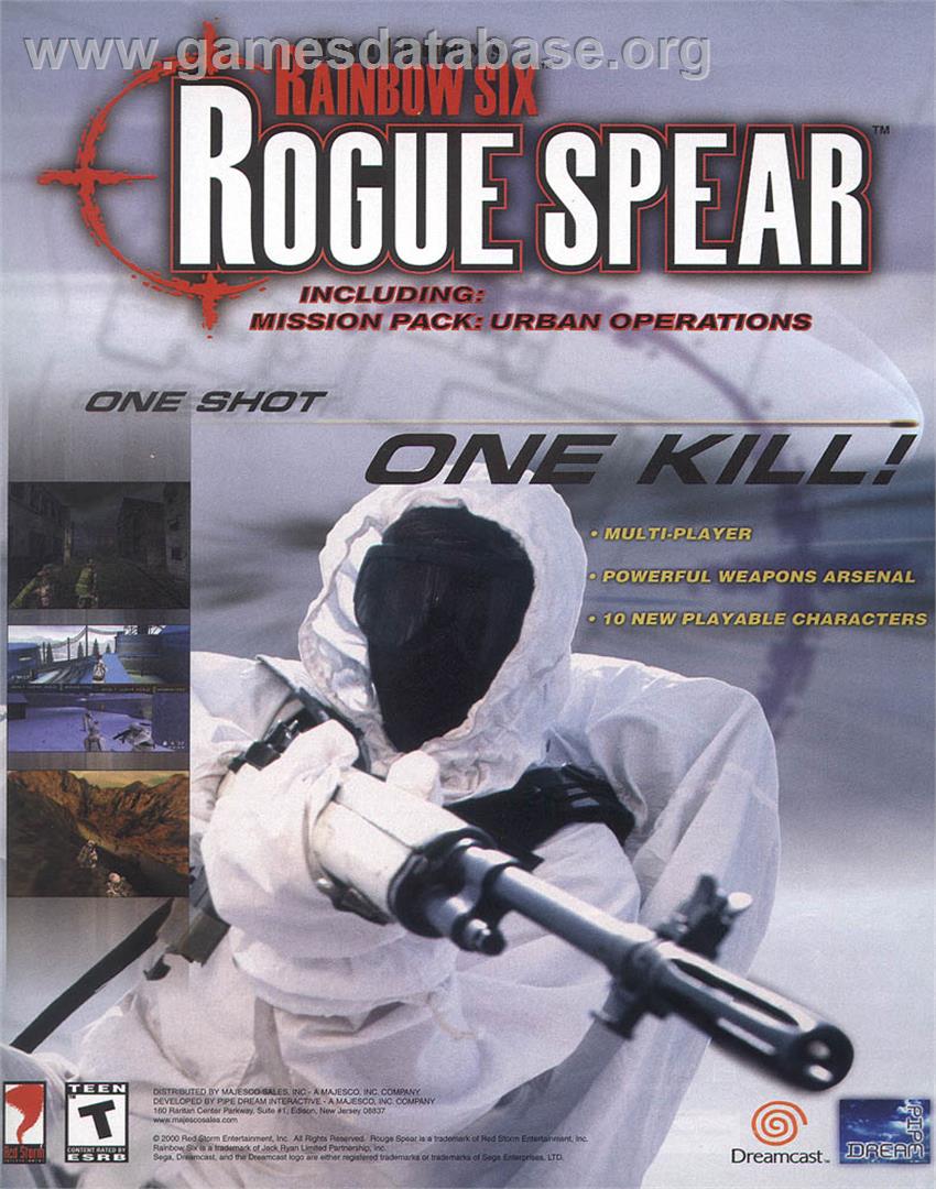 Tom Clancy's Rainbow Six: Rogue Spear - Nintendo Game Boy Advance - Artwork - Advert