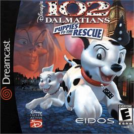 Box cover for 102 Dalmatians: Puppies to the Rescue on the Sega Dreamcast.