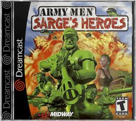 Box cover for Army Men: Sarge's Heroes on the Sega Dreamcast.
