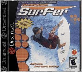 Box cover for Championship Surfer on the Sega Dreamcast.