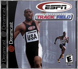 Box cover for ESPN International Track & Field on the Sega Dreamcast.