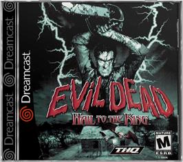 Box cover for Evil Dead: Hail to the King on the Sega Dreamcast.
