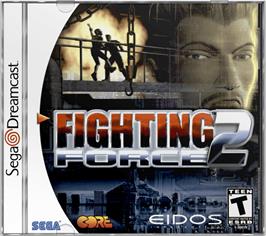 Box cover for Fighting Force 2 on the Sega Dreamcast.