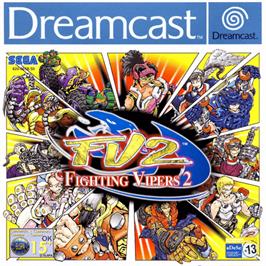 Box cover for Fighting Vipers 2 on the Sega Dreamcast.